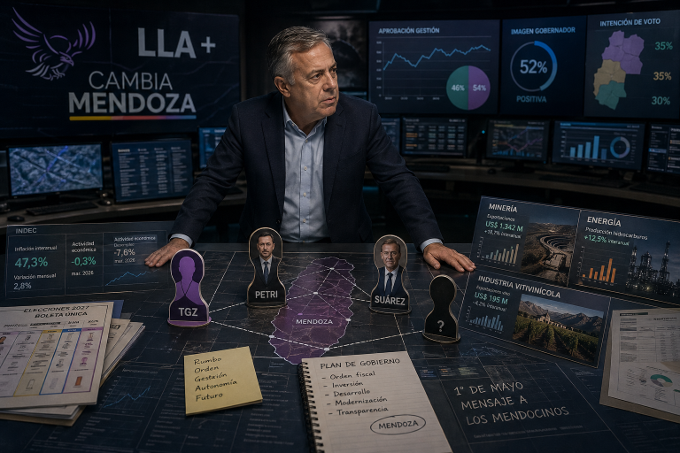 Mayo 25 a mayo 26: un año de reconfiguración del sistema político mendocino